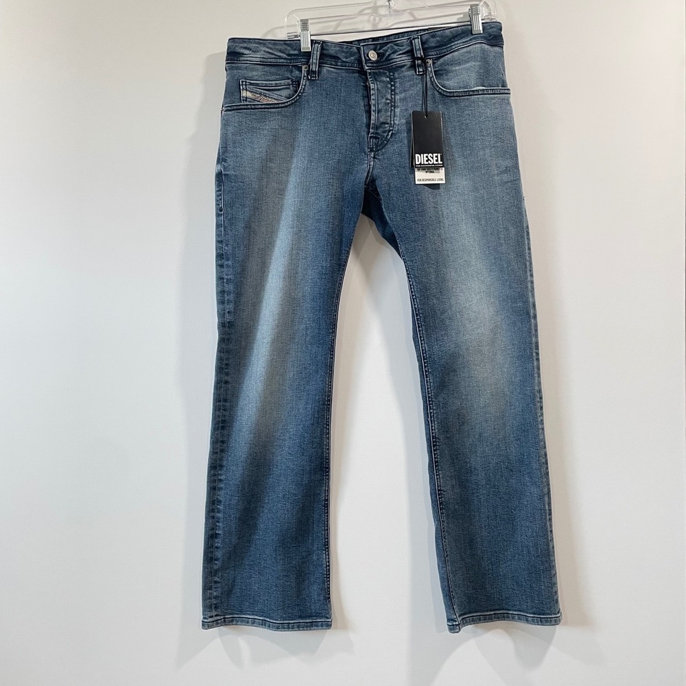 Diesel 2007 Zatiny Slim Bootcut Jeans Mens 34x30 (36x29) Blue NWT RE021